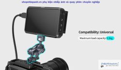 thumbnail Smallrig Magic Arm with Dual Ball Heads (1/4”-20 Screw and NATO Clamp) 3875 - 5