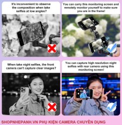 thumbnail Màn hình KingMa VL-PH01 MAX live Stream cast vlog selfie for iPhone (phiên bản MAX mới nhất) - 14