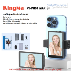 thumbnail Màn hình KingMa VL-PH01 MAX live Stream cast vlog selfie for iPhone (phiên bản MAX mới nhất)
