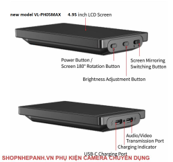 thumbnail Màn hình KingMa VL-PH05 MAX Vlog Selfie Monitor Screen for Smartphone - 17