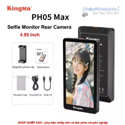 thumbnail Màn hình KingMa VL-PH05 MAX Vlog Selfie Monitor Screen for Smartphone