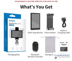 thumbnail Màn hình KingMa VL-PH01 Vlog Selfie Monitor Screen for iPhone - 12