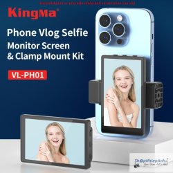 thumbnail Màn hình KingMa VL-PH01 Vlog Selfie Monitor Screen for iPhone