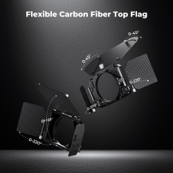 thumbnail Matte Box K&F concept Pro gắn được 2 filter vuông 100mm 3 cánh (SKU.2322) - 4