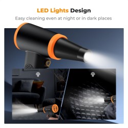 thumbnail Máy hút bụi và thổi bụi 12 in 1 K&F concept đa năng siêu mạnh (KF08.050) - 3
