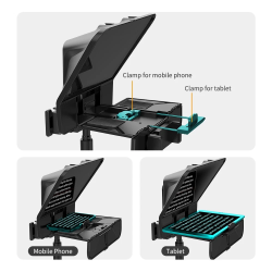 thumbnail Máy nhắc chữ teleprompter Bestview T5 Smartphone Tablet Camera DLSR - 3
