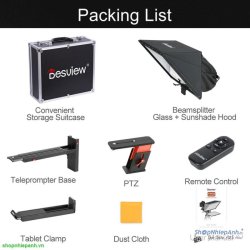 thumbnail Máy nhắc chữ teleprompter Bestview TP170 Smartphone Tablet Camera DLSR - 9