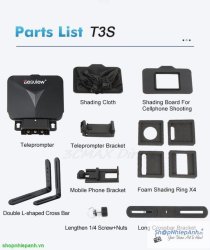 thumbnail Máy nhắc chữ Telepromter Bestview T3S camera tablet smartphone - 4