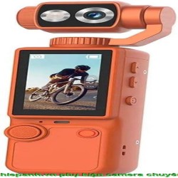 thumbnail Máy quay chống rung gimbal 360 4K Pocket OZCT Q8 cảm biến 1in / chống rung 3 trục / nhận diện gương mặt / cảm ứng 2in - 0