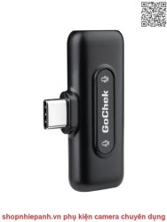 thumbnail Micro không dây Gochek Ultra S23 D01 type C bản đôi có hộp sạc - 4