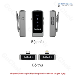 thumbnail Micro không dây Gochek Ultra S24-03 có hộp sạc - 1