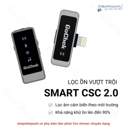 thumbnail Micro không dây Gochek Ultra S24-03 có hộp sạc - 7