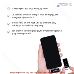 thumbnail Micro không dây Gochek Ultra S24-03 có hộp sạc - 9