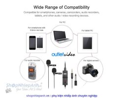 thumbnail Microphone lavalier đôi cài áo Boya BY-M1DM for camera smartphone - 2