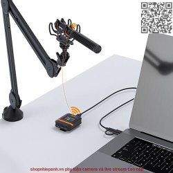 thumbnail Micro thu âm không dây Comica CVM-VM40 48kHz 32Bit Float Recording  Super Cardioid Condenser Wireless Shotgun Microphone - 13