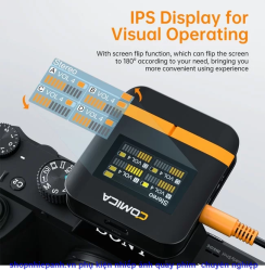 thumbnail Micro thu âm không dây Comica VIMO Q (4 TX 1 RX) màu đen - 7