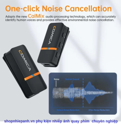 thumbnail Micro thu âm không dây Comica VIMO Q (4 TX 1 RX) màu đen - 8