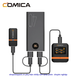 thumbnail Micro thu âm không dây Comica VIMO Q (4 TX 1 RX) màu đen - 6