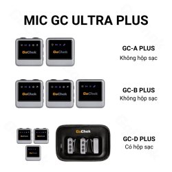 thumbnail Micro thu âm không dây GoChek Ultra Plus B cho máy ảnh và điện thoại - Bộ 2 mic - 7