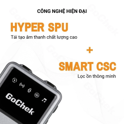 thumbnail Micro thu âm không dây GoChek Ultra Plus B cho máy ảnh và điện thoại - Bộ 2 mic - 3