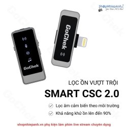 thumbnail Micro thu âm không dây GoChek Ultra S24-01 - Bộ 01 mic không hộp sạc - 2
