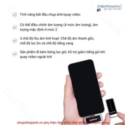 thumbnail Micro thu âm không dây GoChek Ultra S24-01 - Bộ 01 mic không hộp sạc - 3