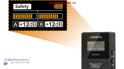 thumbnail Micro thu âm wireless Comica Boom X-D D2 PRO có bộ nhớ trong - 3