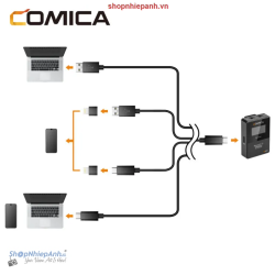 thumbnail Micro thu âm wireless Comica Boom X-D D2 PRO có bộ nhớ trong - 2
