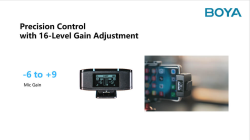 thumbnail Micro Thu Âm Không Dây BOYAMIC có chức năng recorder Dành Cho Điện Thoại, Máy Ảnh - 3