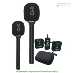 thumbnail Microphone CANDC interview wireless 2TX 1RX for smartphone