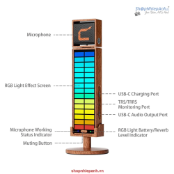 thumbnail Microphone Comica RGB Umic for smartphone - 0
