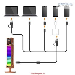 thumbnail Microphone Comica RGB Umic for smartphone - 4