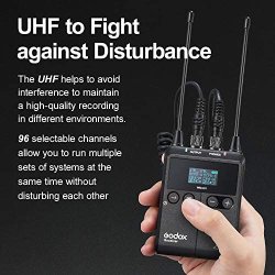 thumbnail Microphone không dây Godox WMicS1 Kit 2 - 3