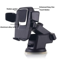 thumbnail Đồ kẹp smartphone Hít kính xe silicon sucker - 0