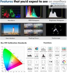 thumbnail Monitor Desview R705 7in touch 4K 30Hz 3D lut(Bestview) - 1