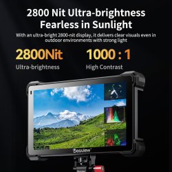 thumbnail Monitor Desview R7III 4K 60Hz DCI-P3 3D Lut HDR 2800nits (Bestview) - 4