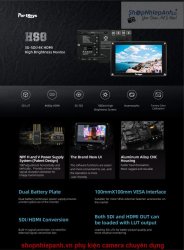 thumbnail Monitor Portkeys HS8 ( 3G-SDI/4K HDMI HIGH BRIGHTNESS ) - 5