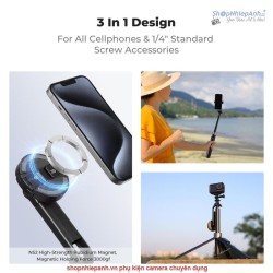 thumbnail Monopod K&F concept 180cm 3in1 magnetic KF15.0015 - 0