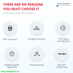 thumbnail Motorized auto dolly Yelangu L5i wireless remote timelapse APP control - 1