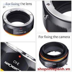 thumbnail Mount K&F Concept CY-E PRO (contax yashica-nex, C/Y-E) - 5