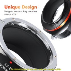 thumbnail Mount K&F Concept EF-E PRO (Canon EF EFs EOS-Nex) - 3