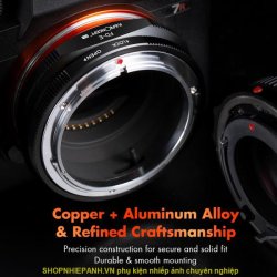 thumbnail Mount K&F Concept FD-E PRO (Canon FD-Nex) - 0