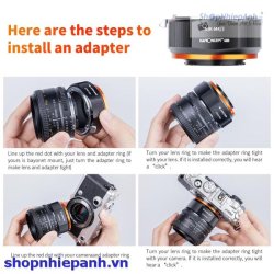 thumbnail Mount K&F Concept Nik-M4/3 PRO (nikon-m4/3) - 5