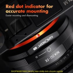 thumbnail mount K&F Concept Nik(G)-FX PRO (Nikon G-FX) - 4