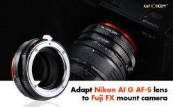 thumbnail mount K&F Concept Nik(G)-FX PRO (Nikon G-FX) - 3