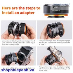 thumbnail Mount K&F Concept PK-FX PRO (Pentax K-Fujifilm) - 6