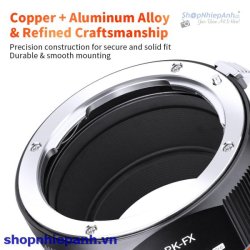thumbnail Mount K&F Concept PK-FX PRO (Pentax K-Fujifilm) - 2