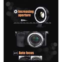 thumbnail Mount Viltrox EF-E II AF focal reducer speed booster - 3