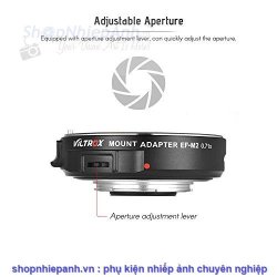 thumbnail Mount Viltrox EF-M2 II for M4/3 Focal reducer speed booster - 3