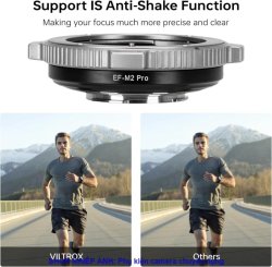 thumbnail Mount Viltrox EF-M2 PRO for M4/3 Focal reducer speed booster - 2